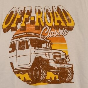 Kids Size 2XL   Off-Road Adventure White Tee